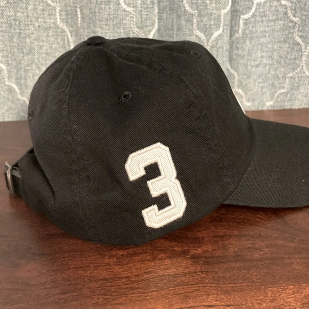 NWT Polo Ralph Lauren Big Pony Chino Ball Cap/Hat. Black/White. OS - Picture 5 of 12